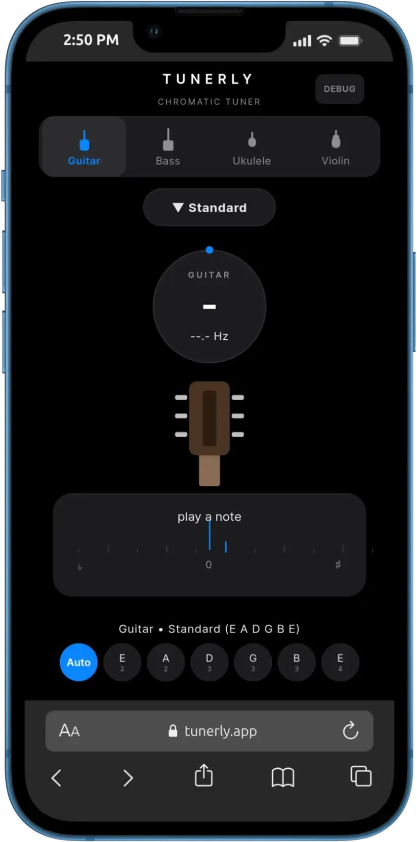 Tunerly App Preview